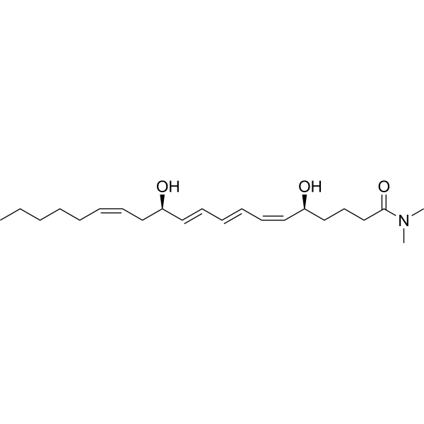 Leukotriene B4 dimethyl amide 83024-92-4